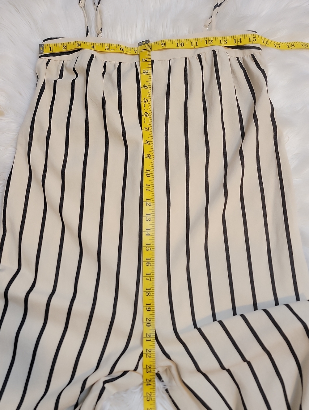Brady Striped Wide-Leg Jumpsuit - Cream/Black - Picture 12 of 15